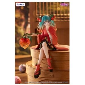 FuRyu Hatsune Miku Noodle Stopper Figure Unisex OS Red New Autumn Hozuki Ver